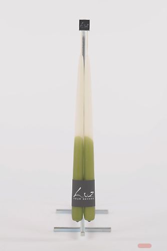 Bild von Tauchkerze Duo 30cm x 22mm - 1 Paar, oliv