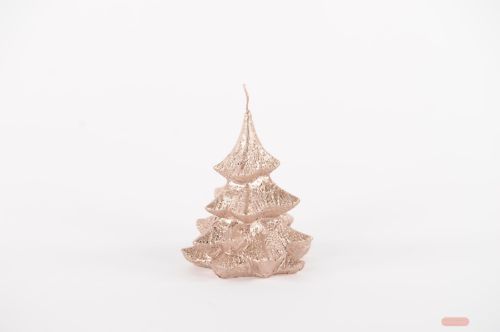 Bild von Kerzen Baum H12x Ø10cm, champagner