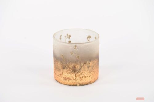 Bild von Windlicht, Votiv Outglow - Ø10x H10cm, kupfer