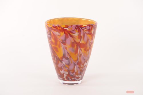 Bild von Glasvase, Funky Fleur L19x 14x H25cm, party pink