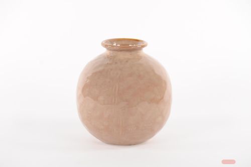Bild von BlumenVase, Herbst Keramik Ø24x H25cm, peach