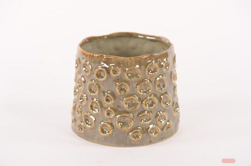 Bild von Blumentopf, Tentacle Keramik Ø19.9x H16cm, oakmoss