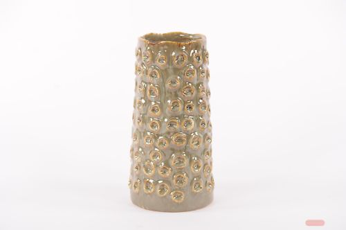 Bild von BlumenVase, Tentacle Keramik Ø14.3x H17.7cm, oakmoss