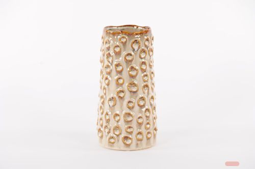 Bild von BlumenVase, Tentacle Keramik Ø14.3x H17.7cm, alabaster