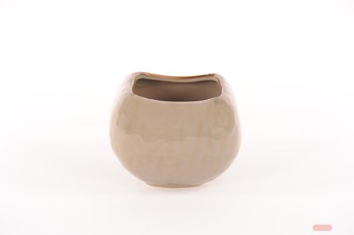 Bild von Blumentopf, Cuadrado Keramik Ø16.7x H11.4cm, h'grau