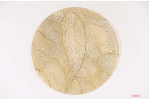 Bild von Tisch-Set, Wavesong Ø38cm rund, gold