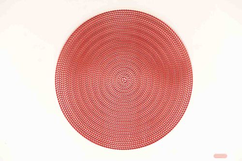 Bild von Tisch-Set, Crochet Ø38cm rund, red