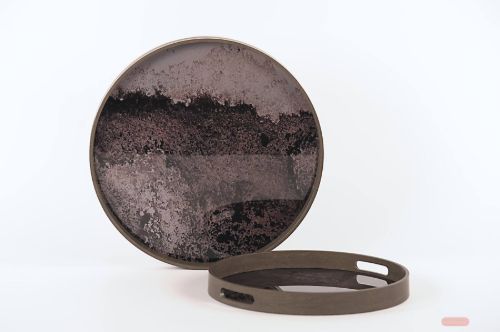 Bild von Serviceplatte, Circle Ø36/45x H4cm Set/2, misty grey