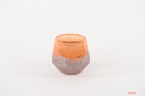Bild von Glasvase/Votiv, Tangerine Ø7.8x H8.7cm, sunset