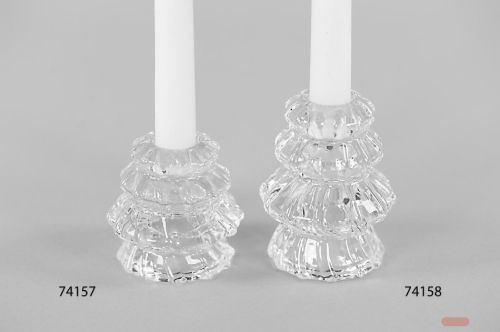 Bild von Kerzenständer, Festive light Ø7.8x H7cm, glas