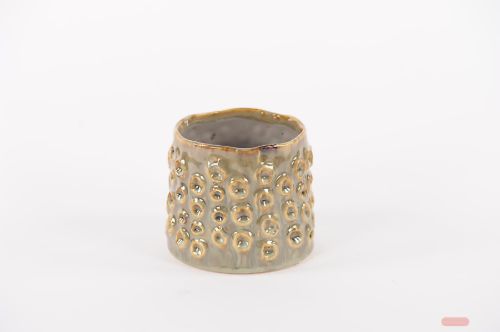 Bild von Blumentopf, Tentacle Keramik Ø13x H10.9cm, oakmoss