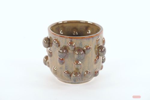 Bild von Blumentopf, Sfere Keramik Ø21x H16cm, grün