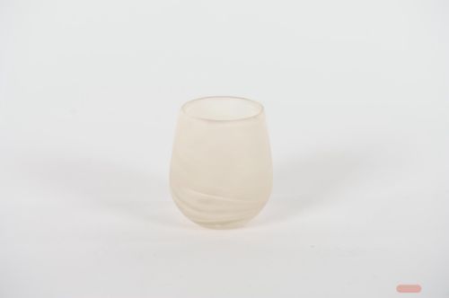 Bild von GlasVotiv, Glow on Ø9x H10cm, white