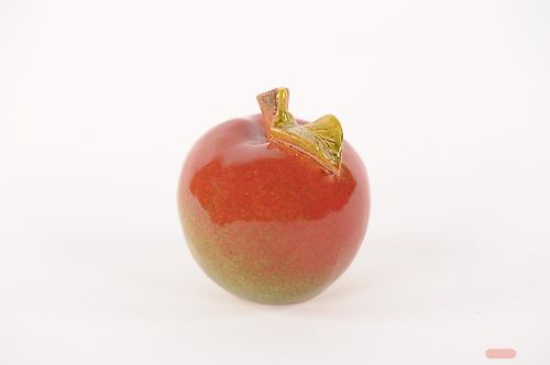 Bild von Deko Apfel, Keramik Ø10.3x H11.5cm, rot