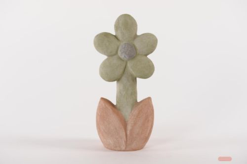 Bild von Flowertime, Keramik- L15x 9.5x H33cm, green