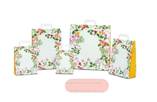 Bild von Tasche, B45+15x H49cm Summer, bunt-gelb