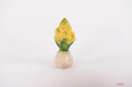 Bild von Hyacinth - Keramik- Ø5.9x H15.7cm, yellow pastel
