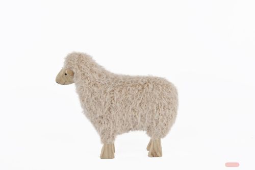 Bild von Schaf, Woolly L27x 8x H24cm, hellbraun