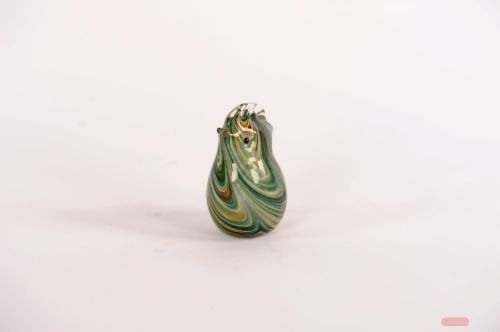 Bild von Huhn Gallito, Glas - L9.5x 7.5x H12cm, leaf green