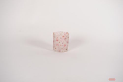 Bild von Votiv, Printemps - Ø7.3x H8cm, pink poppy