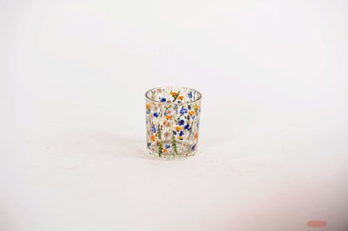 Bild von Votiv, Printemps - Ø7.3x H8cm, flowermix