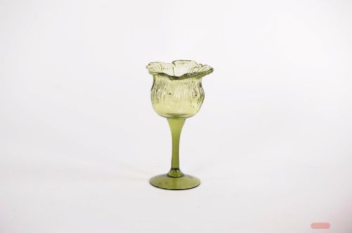 Bild von Teelichthalter, Floral light - Ø10x H17.5cm, grün