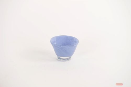 Bild von Votiv Glasschale, Coquette - Ø8.5x H6.3cm, blau
