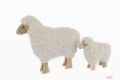 Bild von Schaf, Woolly L27x 8x H24cm, weiss