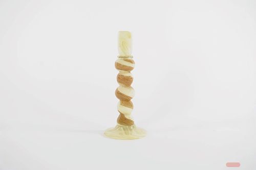 Bild von Kerzenständer, Colortwist - Ø11.5x H27cm, beige/white