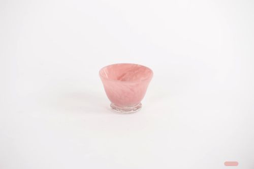 Bild von Votiv Glasschale, Coquette - Ø8.5x H6.3cm, pink