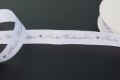 Bild von Band 25m/ 25mm, Frohe Weihnachten, weiss/silber