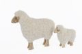 Bild von Schaf, Woolly L27x 8x H24cm, weiss